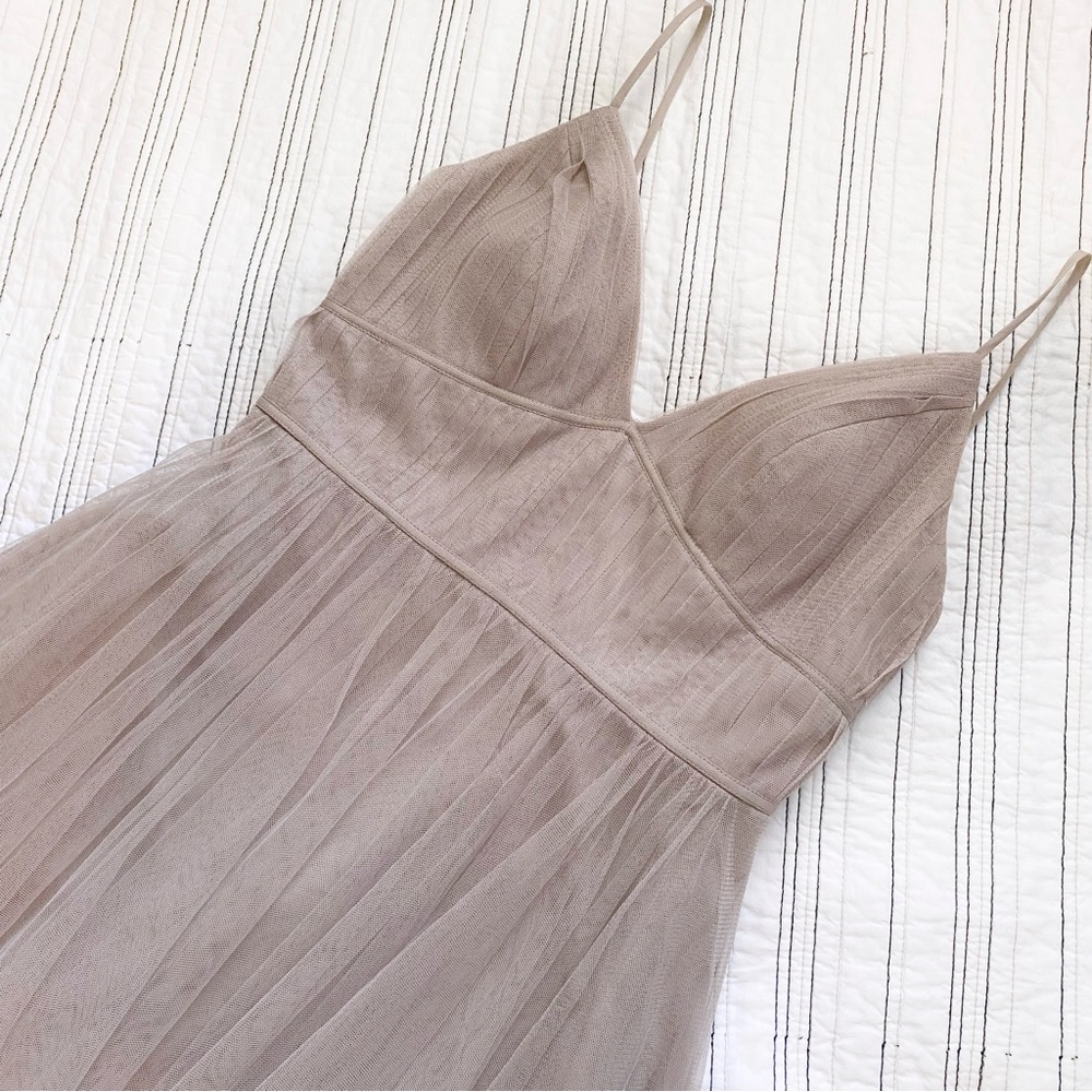 JENNY YOO Ali Tulle Bridesmaid Dress Vintage Lilac size 10 - Picture 6 of 12
